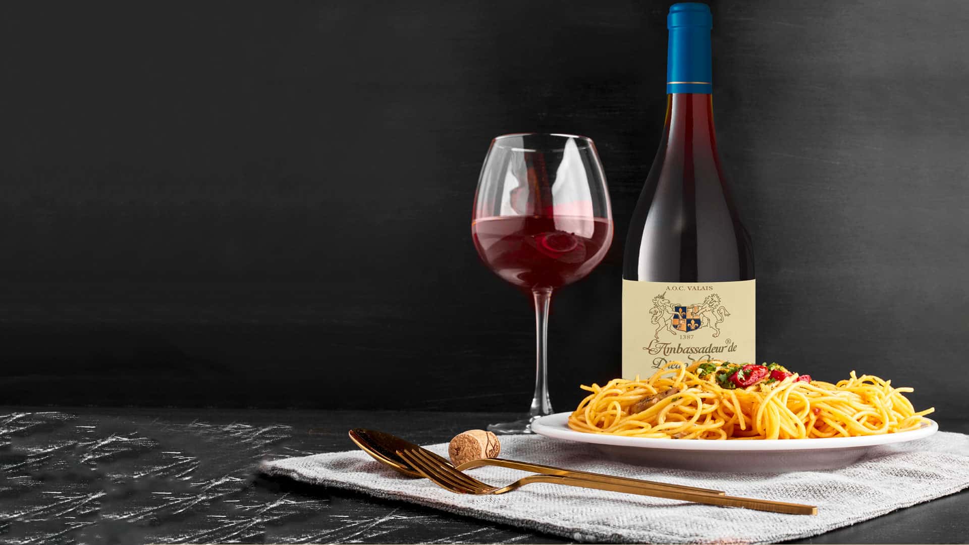 pinot noir mit pasta