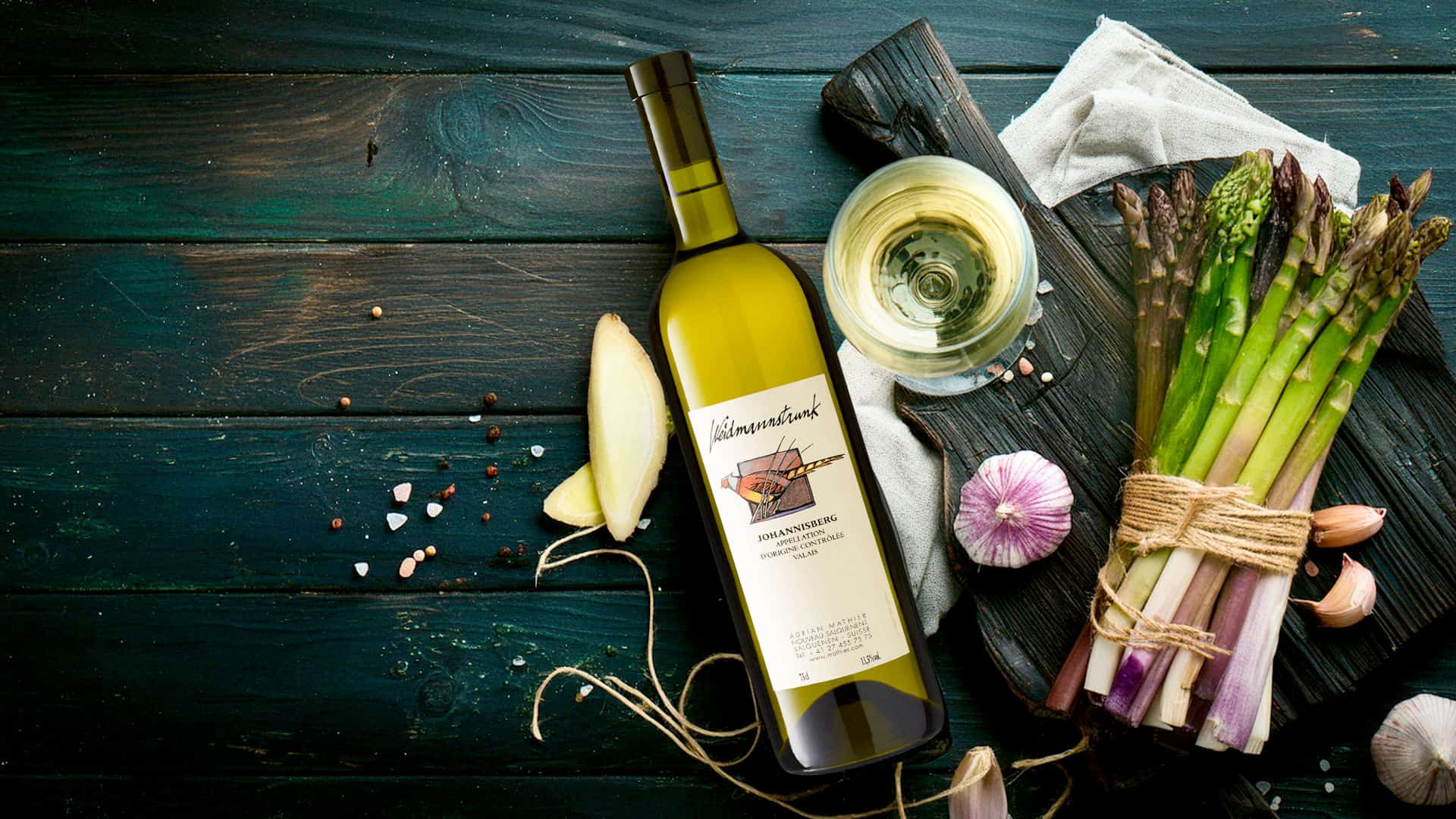 Découvrez le meilleur vin blanc pour chaque occasion 6 weisswein johannisberg weidmannstrunk mit spargel