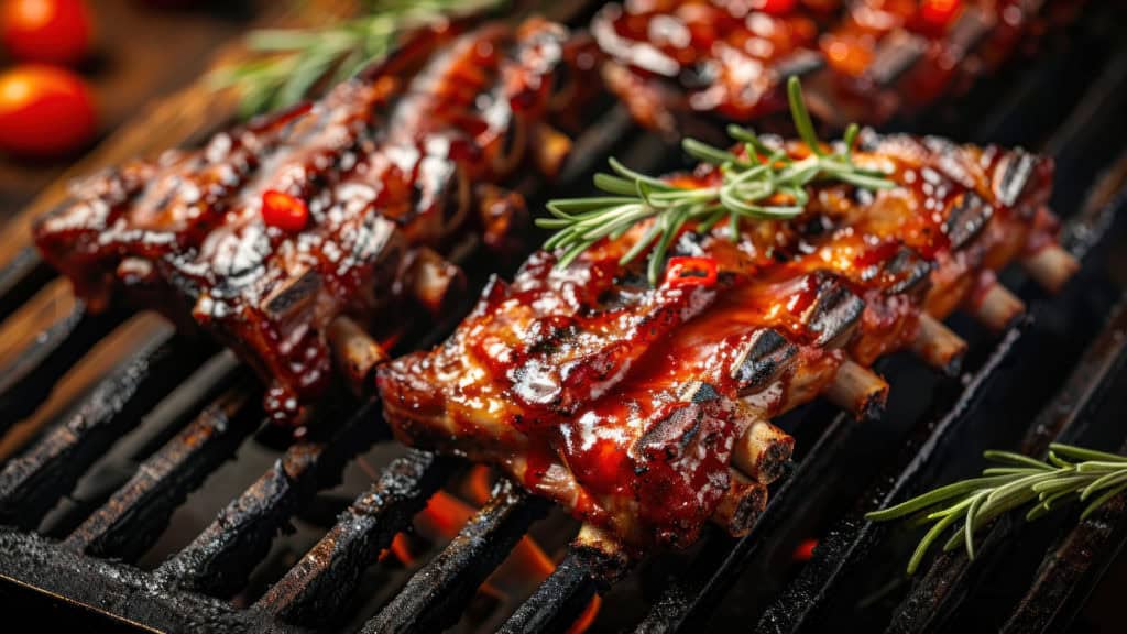 Spareribs frisch vom Grill