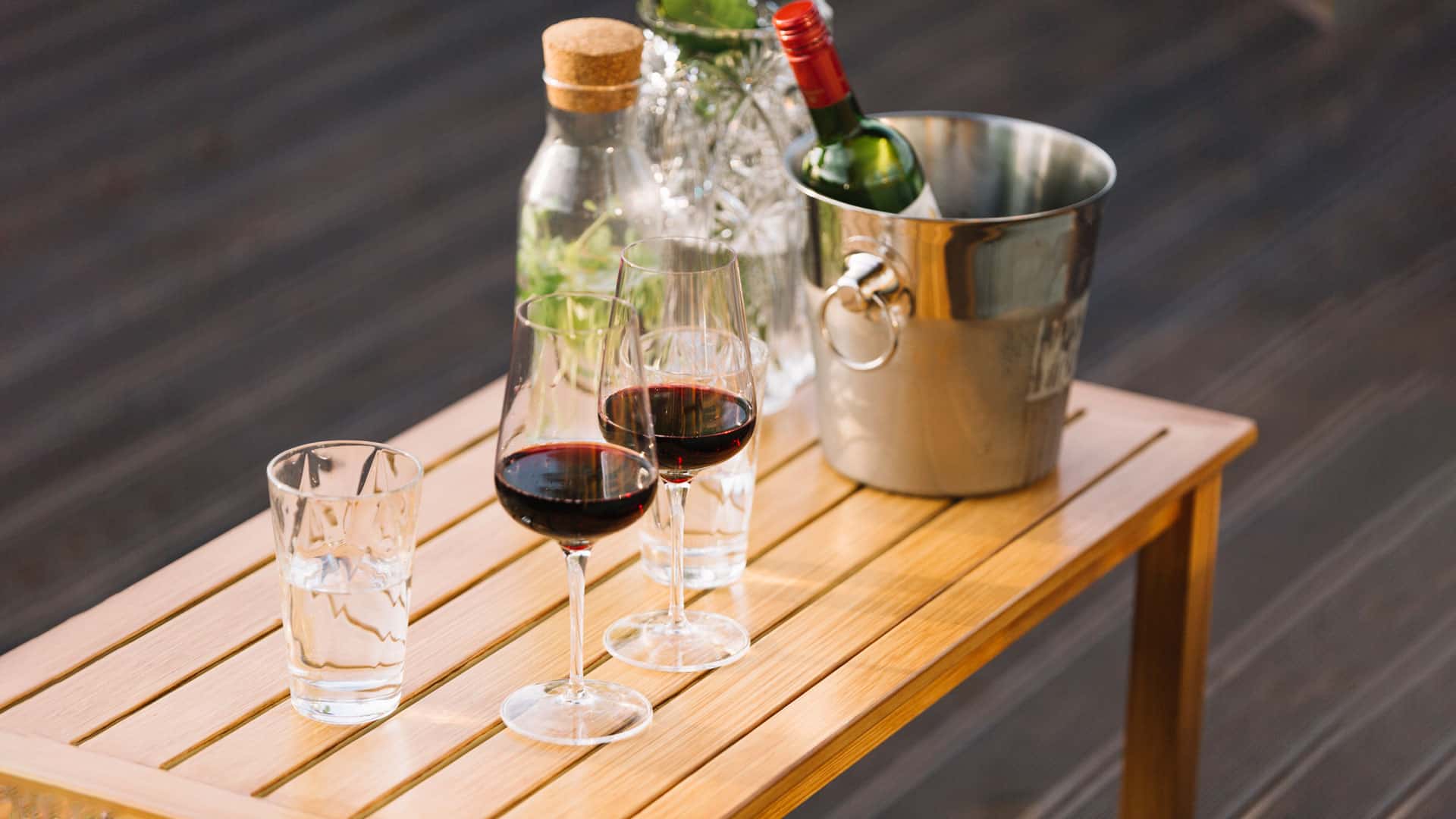 serviertemperaturen rotwein im kuehler