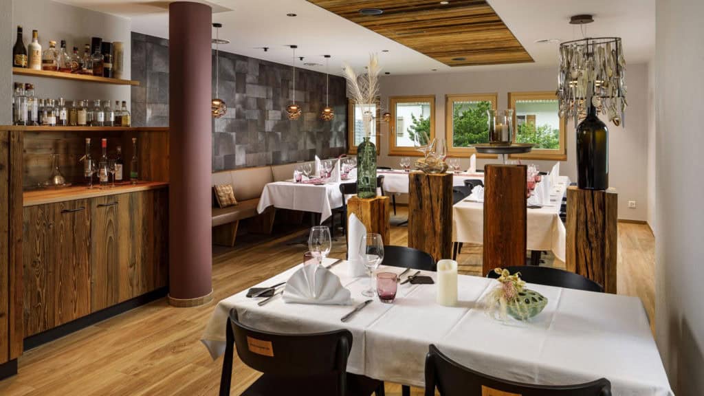 Saal in Tenne Gluringen – Restaurantambiente