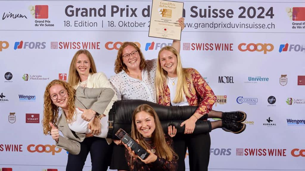 Töchter von Mathier bei der Grand Prix du Vin Suisse Feier