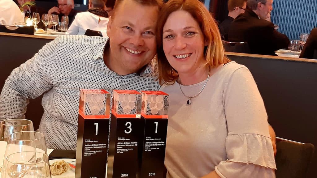 Auszeichnung Weingut des Jahres 2018 beim Grand Prix du Vin Suisse
