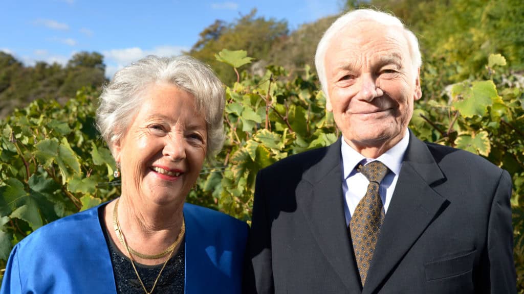 Adrian und Rosmarie bei ihrer diamantenen Hochzeit