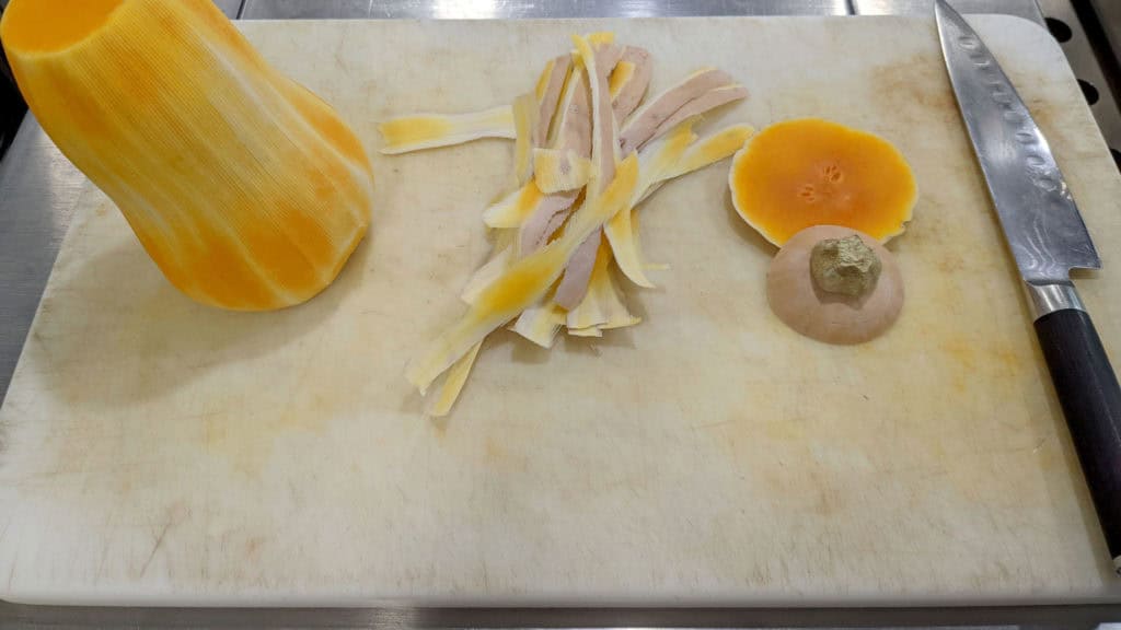 La crème de potiron de Fernando 3 tenne gluringen kuerbis ruesten