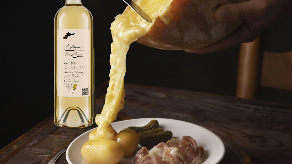 Chasselas-Trauben mit Raclette-Genuss – passende Kombination zu Walliser Käse