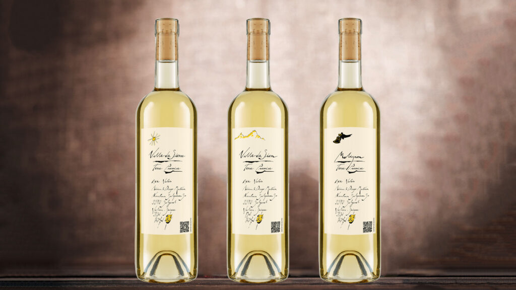 Fendant Weisswein Ville de Sierre in Holzbox