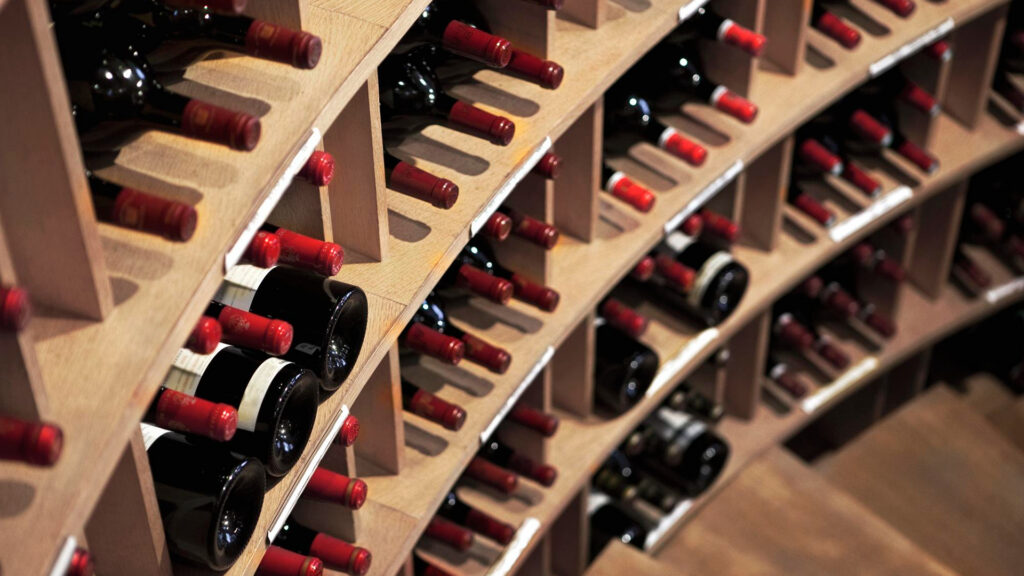 Polyphenols - wine barrels in cellars, wine storage