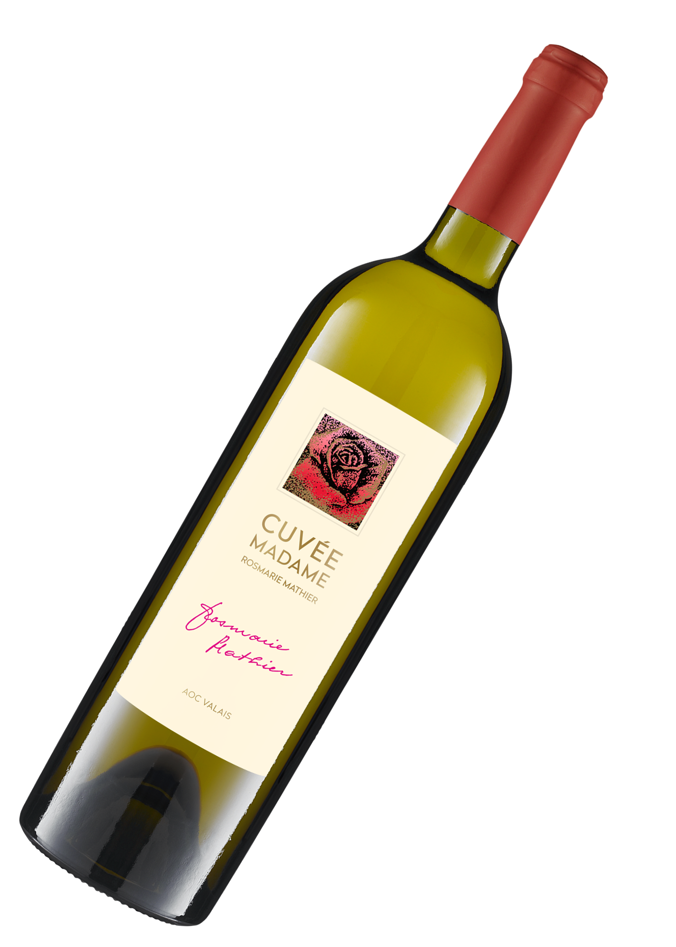 Bild der Weinflasche vom Cuvée Madame weiss