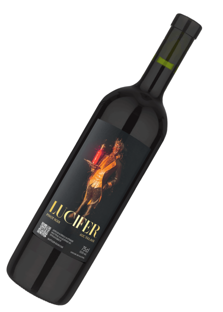 Bild der Weinflasche vom Pinot Noir Lucifer